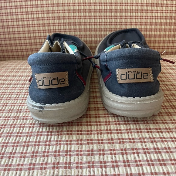 Hey Dudes Navy Wally Washed Blue Space - Picture 5 of 9